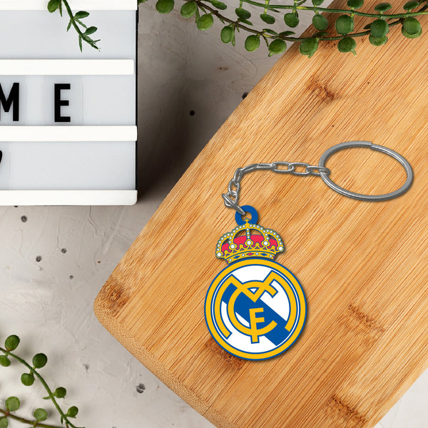 Real Madrid Wooden Keychain