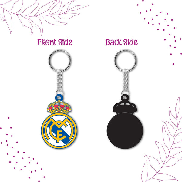 Real Madrid Wooden Keychain