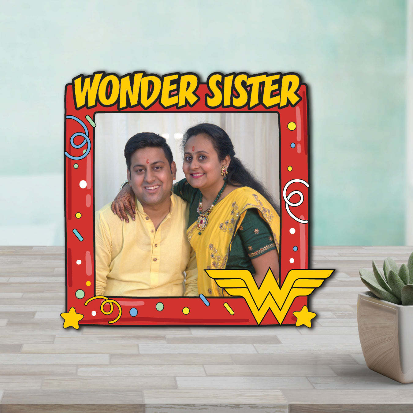 Wonder Sister Personalized Fridge Magnet