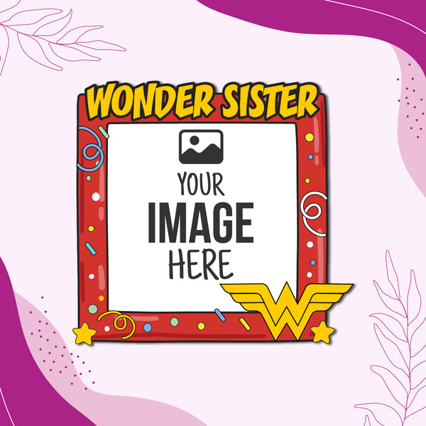 Wonder Sister Personalized Fridge Magnet