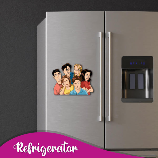 F.R.I.E.N.D.S Wooden Fridge Magnet