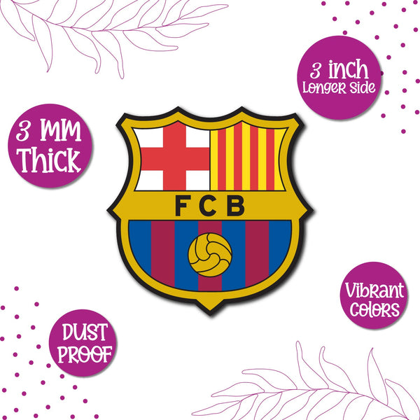 FC Barcelona Wooden Fridge Magnet