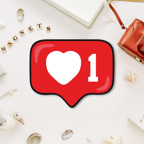 Insta Love Wooden Fridge Magnet