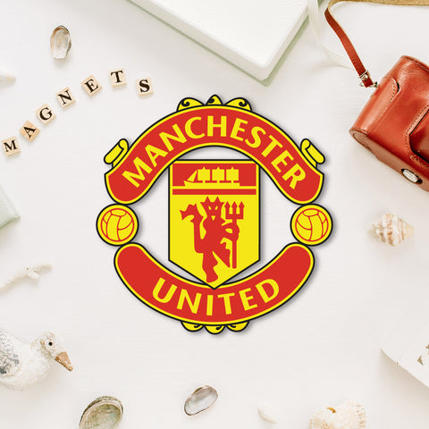 Manchester United Wooden Fridge Magnet