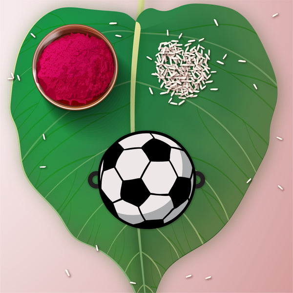 Football Wooden Rakhi